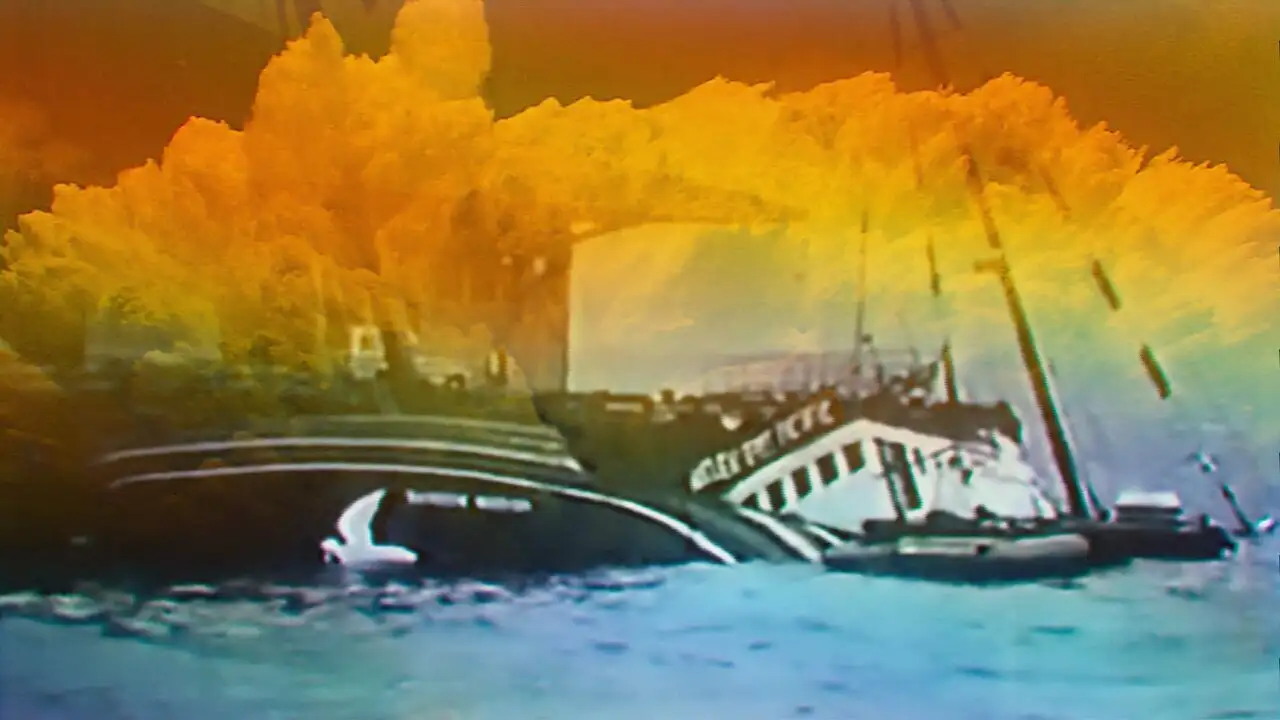 Qui a coulé le Rainbow Warrior ? - Chutes – image d’arrière-plan