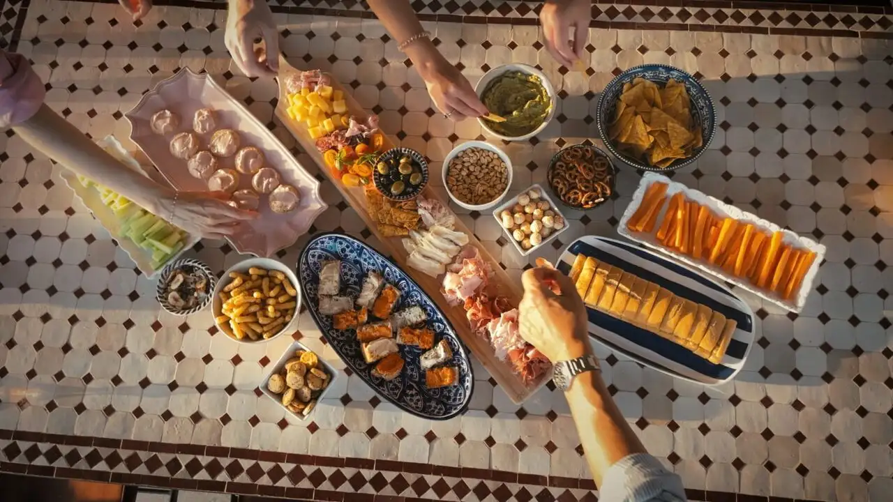 Grignote-moi si tu peux, les dessous de l'apéritif – image d’arrière-plan