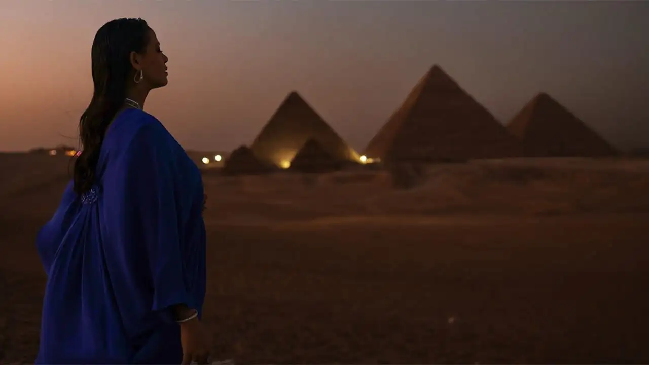 Le grand concert des pyramides avec Fatma Saïd – image d’arrière-plan