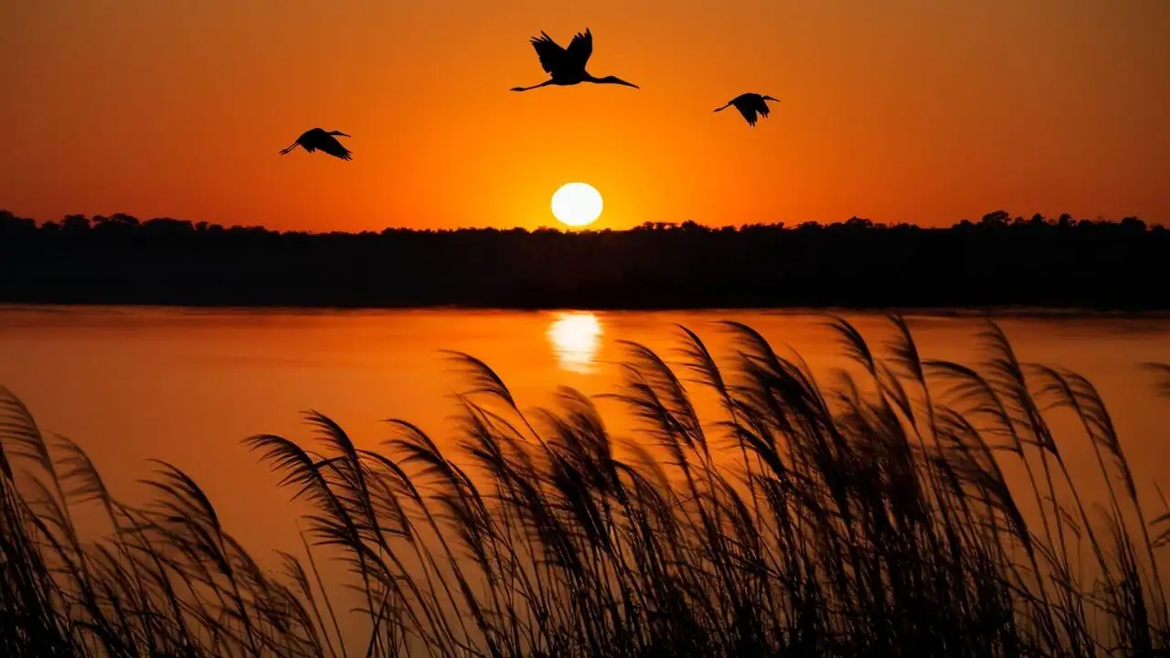 Les miracles du delta de l'Okavango – image d’arrière-plan