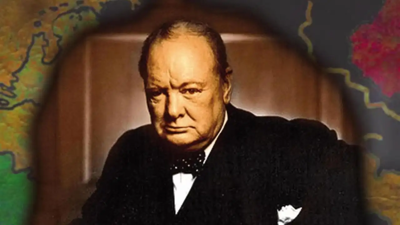 Churchill, maître du jeu – image d’arrière-plan