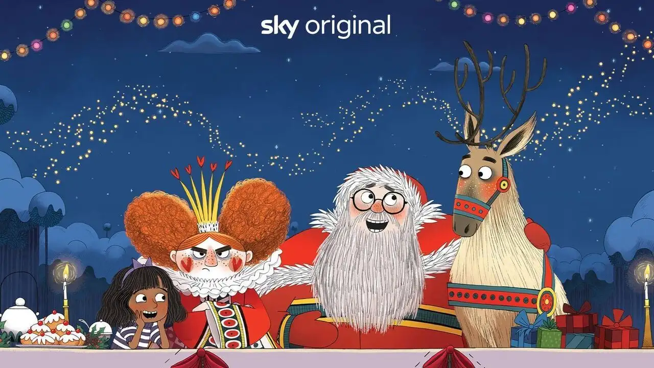 La veille de Noël au pays des merveilles – image d’arrière-plan