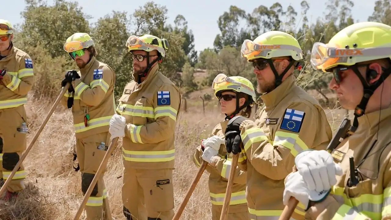 Pompiers d'Europe : Sur le front des incendies – image d’arrière-plan