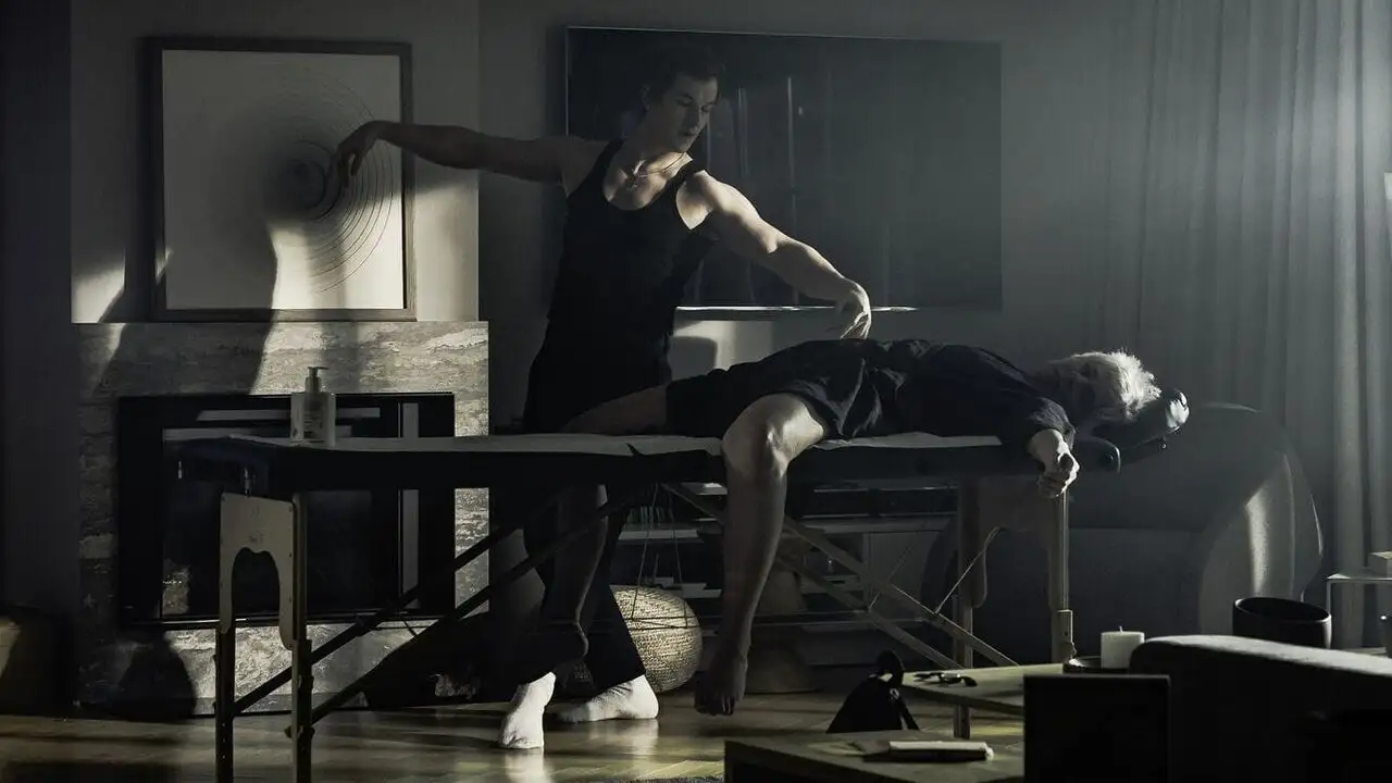Le masseur – image d’arrière-plan