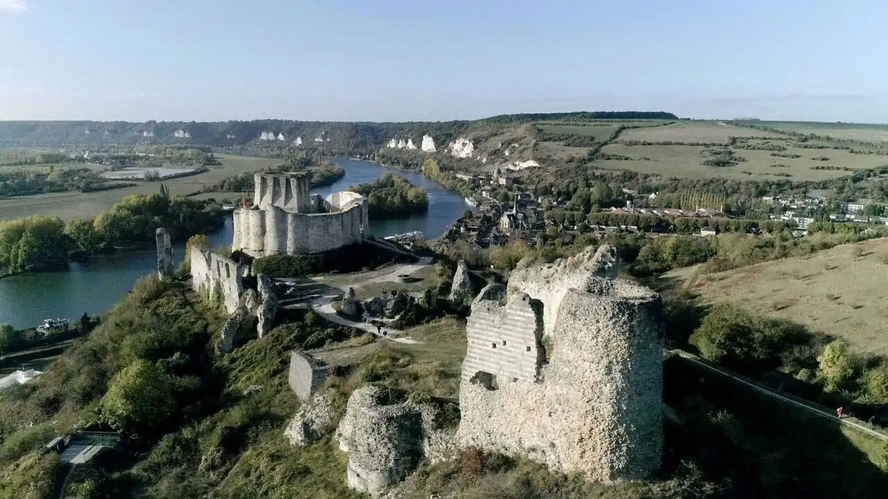 Château Gaillard, une forteresse imprenable – image d’arrière-plan