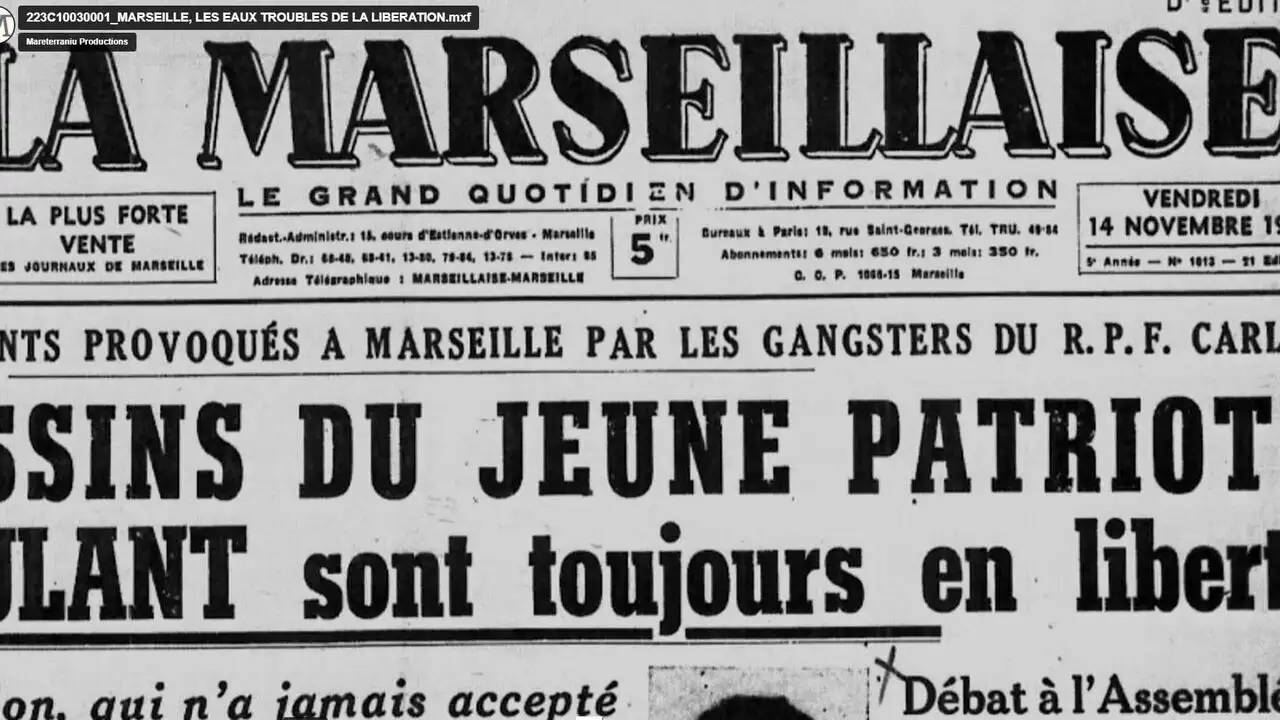 Les Echos de l'Histoire - Marseille, les eaux troubles de la Libération – image d’arrière-plan