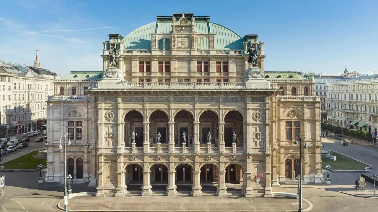 Concert de l'Opéra de Vienne : Parc du Burggarten – image d’arrière-plan