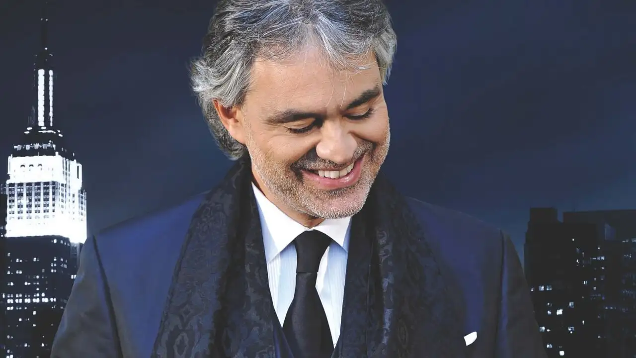 Andrea Bocelli en concert à Central Park – image d’arrière-plan