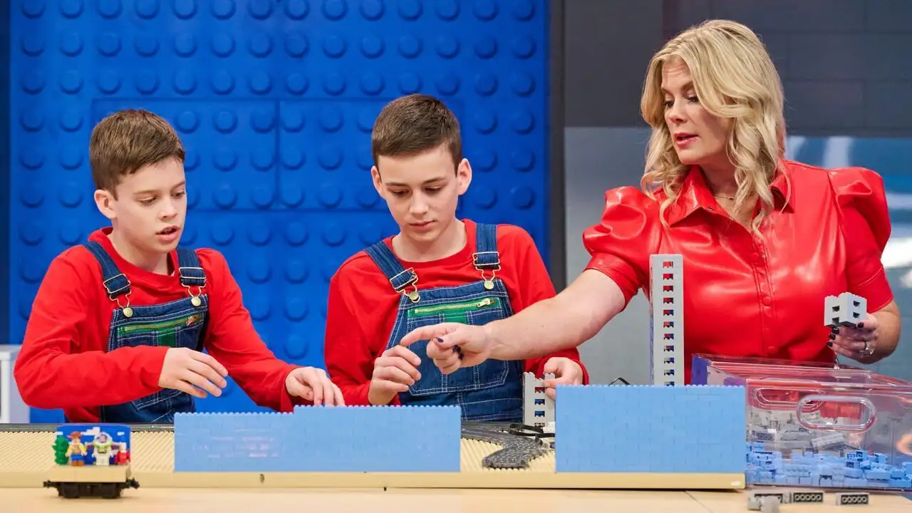 Lego masters USA Junior - Saison 1 - Cascades de célébrités – image d’arrière-plan