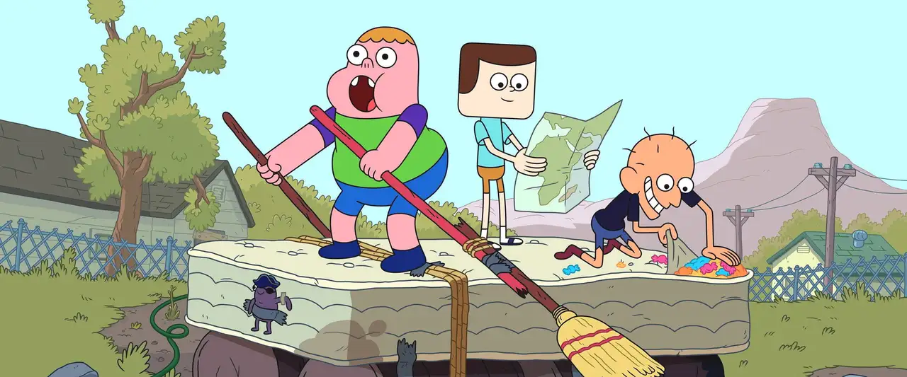 Clarence - Saison 1 - La course au cochon – image d’arrière-plan