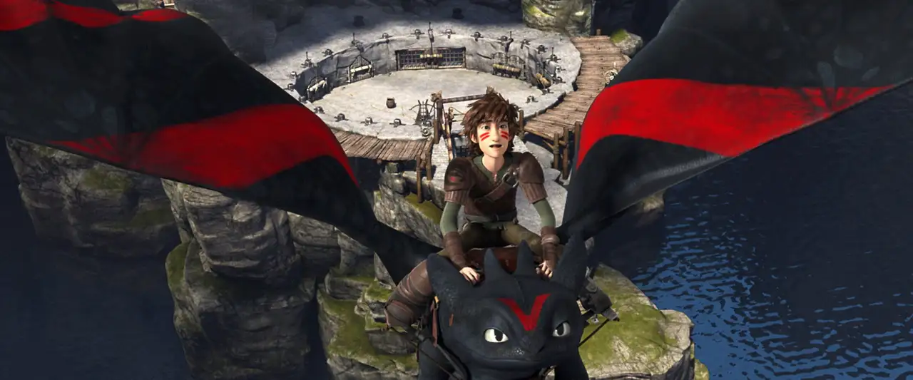 Dragons : Première course de dragons - Prêt, feu, partez ! - Prêt, feu, partez ! – image d’arrière-plan