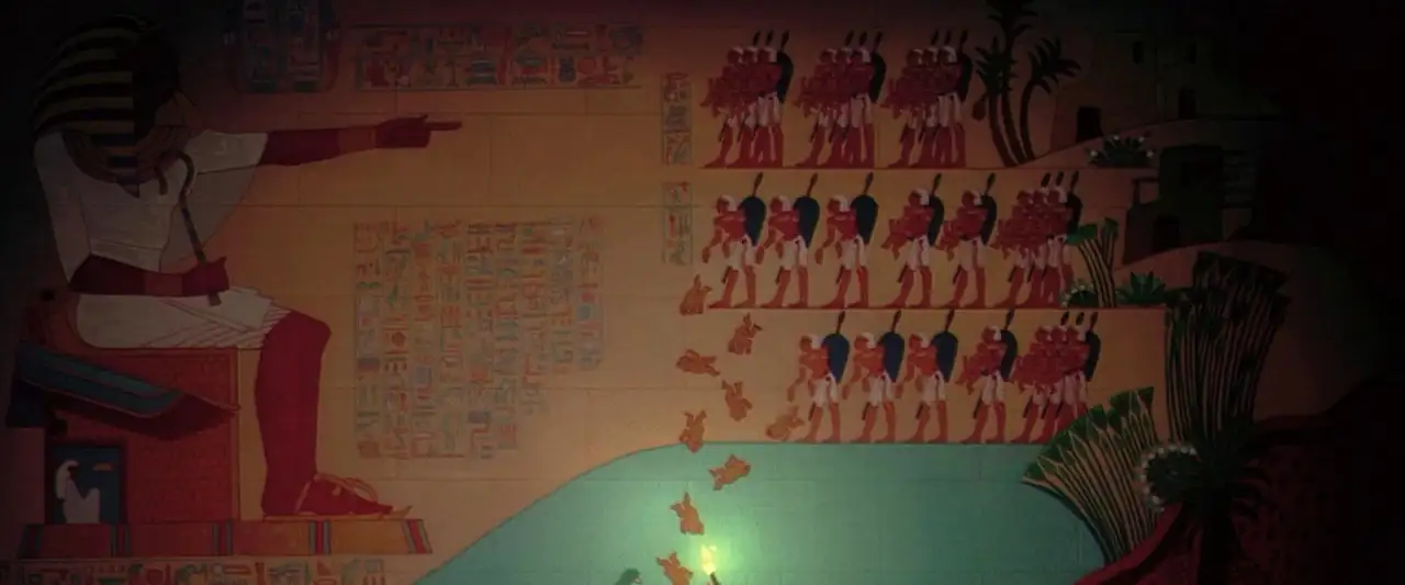 Le Prince d'Égypte - Depuis la nuit des temps, le pouvoir ne s'est jamais partagé. – image d’arrière-plan
