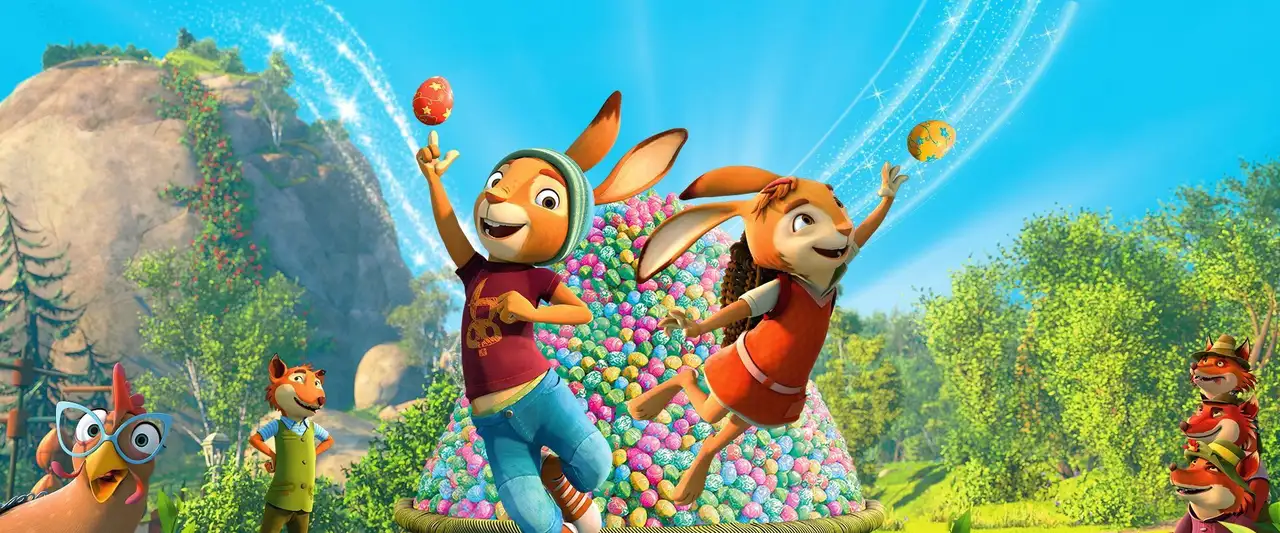 Max & Emmy : Mission Pâques - À vos paniers, prêts, partez ! – image d’arrière-plan