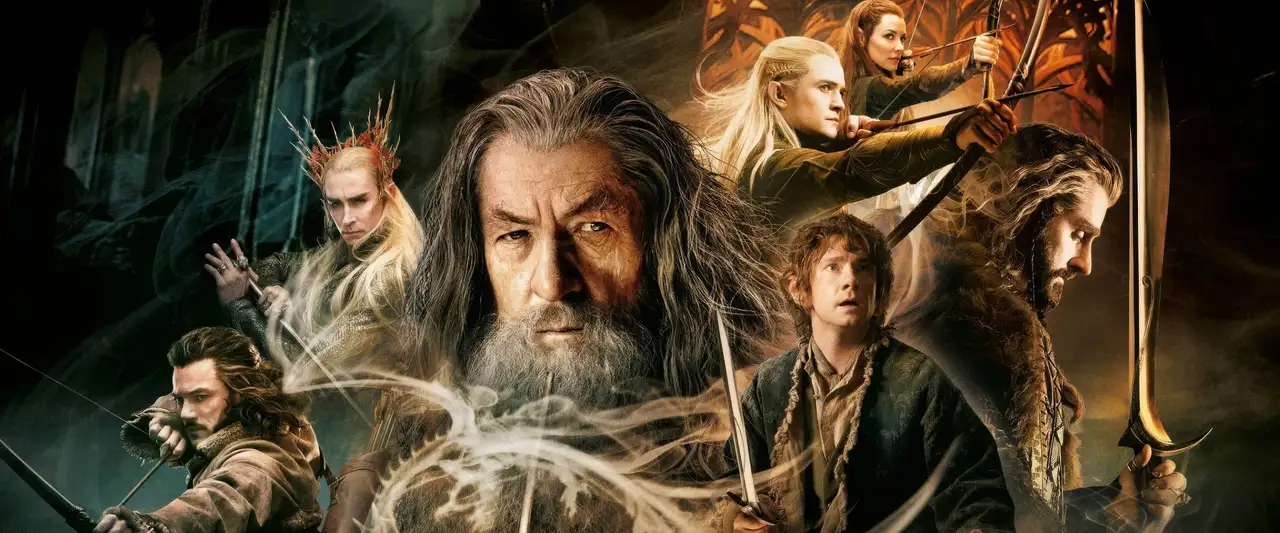 Le Hobbit : La Désolation de Smaug - Au-delà des ténèbres, au-delà de la désolation, se cache le plus grand des dangers. – image d’arrière-plan