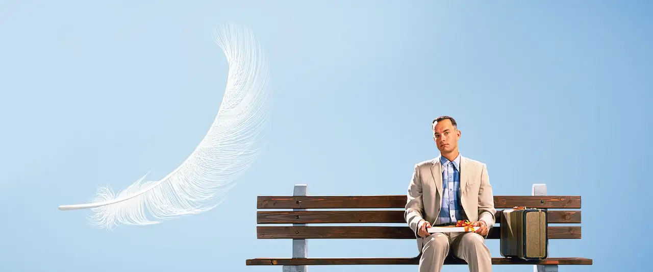 Forrest Gump - Le monde ne sera plus jamais le même quand vous l’aurez vu avec les yeux de Forrest Gump. – image d’arrière-plan