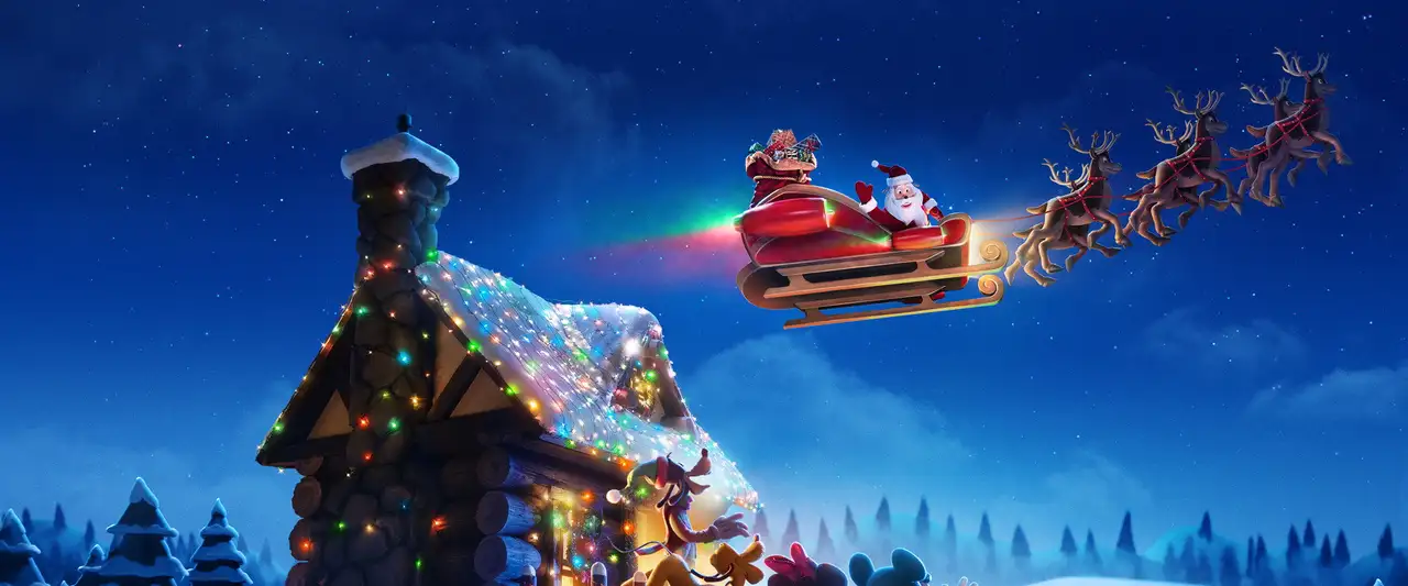Mickey sauve Noël - Mickey et ses amis aident le Père Noël à sauver Noël ! – image d’arrière-plan