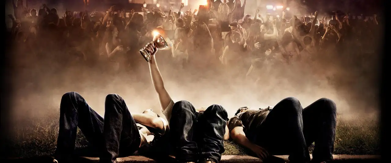 Projet X - 3 losers. 2000 personnes. 1 million $ de dégâts. 1 fête d'anthologie. – image d’arrière-plan