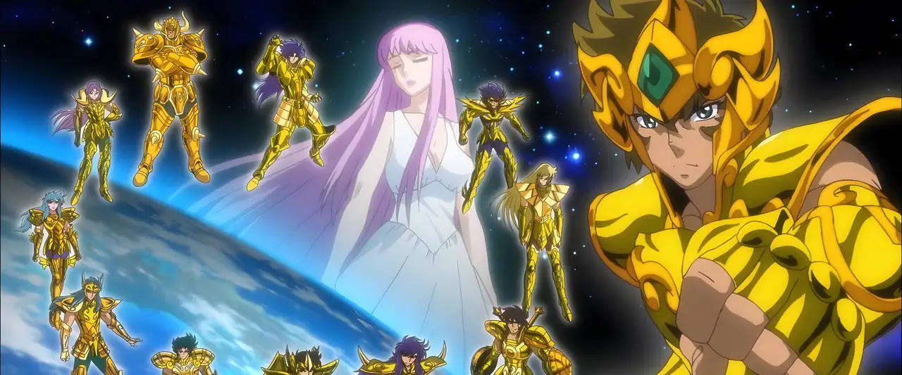 Saint Seiya : Soul of Gold - Saison 1 - Chevalier d'or contre Chevalier d'or – image d’arrière-plan