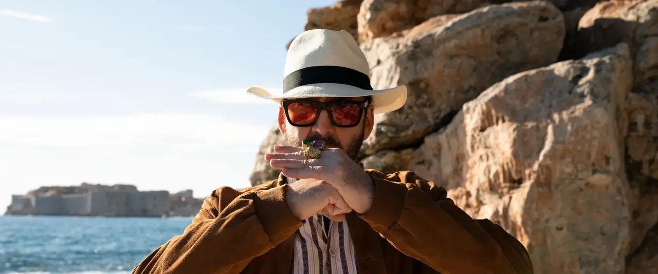 Un talent en or massif - Nicolas Cage est Nick Cage. – image d’arrière-plan