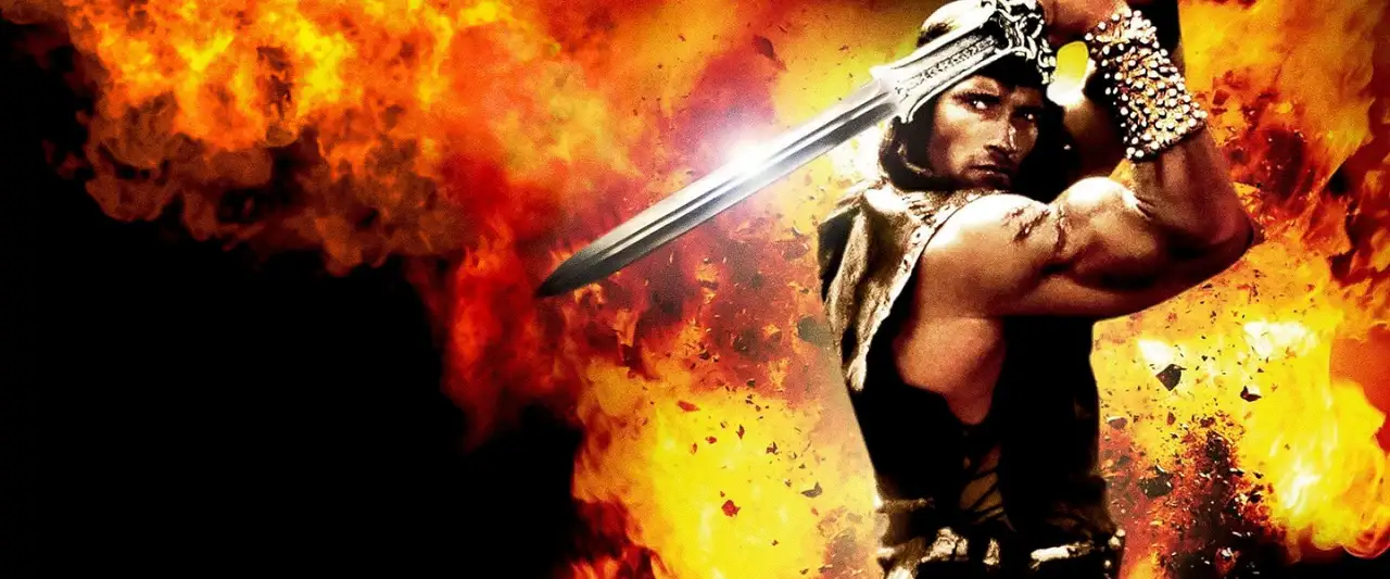 Conan le destructeur - Le côté le plus sombre de la magie. Le côté le plus fort de l’homme. – image d’arrière-plan