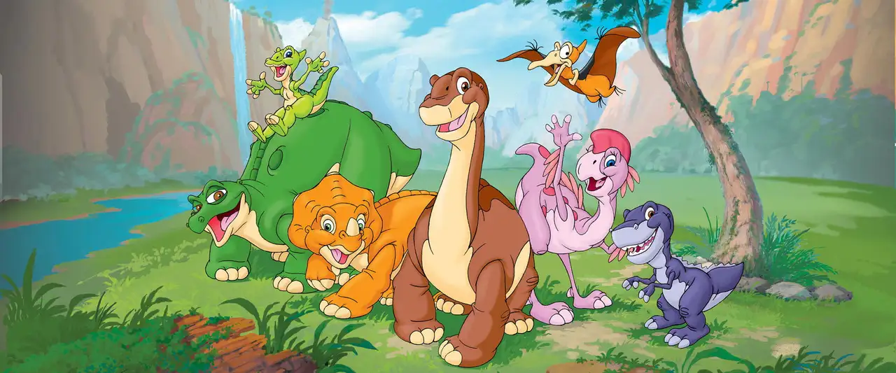 Le petit dinosaure - Saison 1 - La caverne des mille voix – image d’arrière-plan
