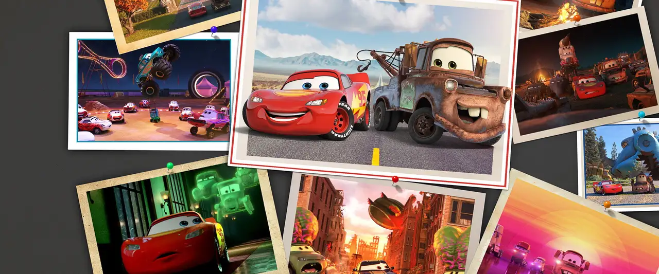 Cars : Sur la route - Neuf nouveaux épisodes. Un road trip épique. – image d’arrière-plan