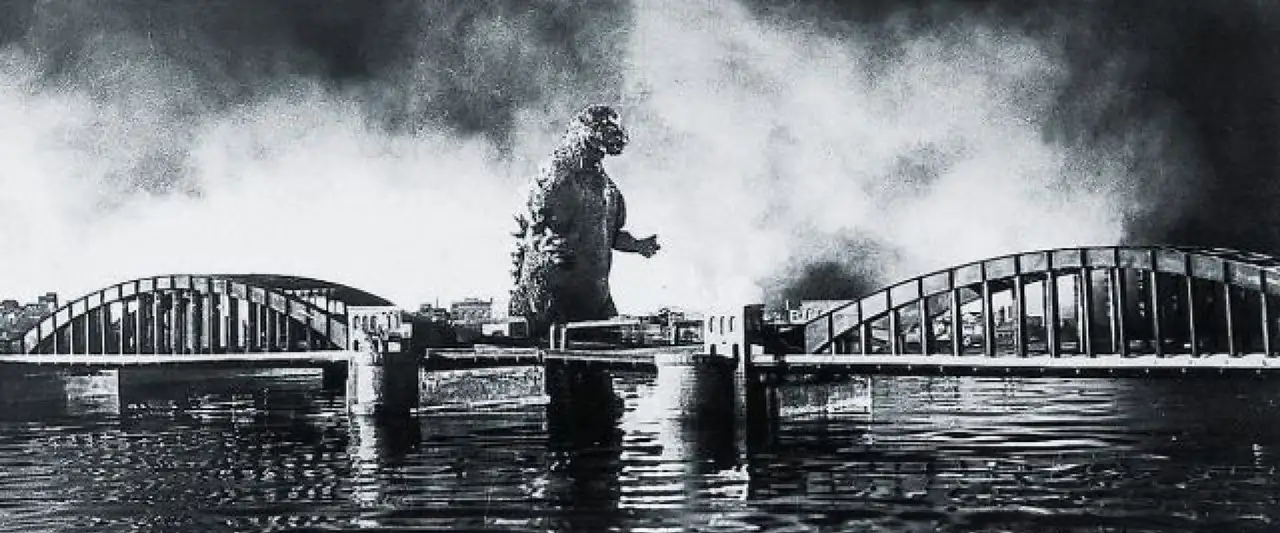 Godzilla - Godzilla, une arme de la science, un grand combat d'émerveillement et de terreur ! – image d’arrière-plan
