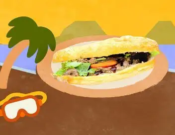 Voyage en cuisine - Guadeloupe : le bokit – affiche