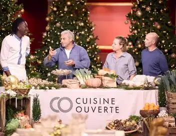 Cuisine ouverte - La table des fêtes – affiche