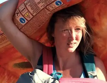 Fanny à la plage – affiche