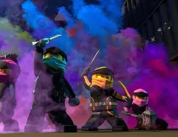 Ninjago, le soulèvement des dragons - Saison 4 - La forêt aux murmures – affiche