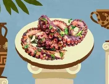 Voyage en cuisine - Crète : le poulpe – affiche