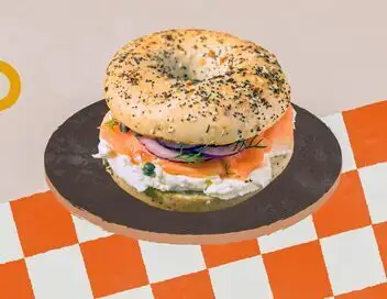 Voyage en cuisine - Canada : le bagel – affiche