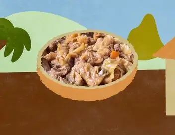 Voyage en cuisine - Polynésie française : le pua'a choux – affiche