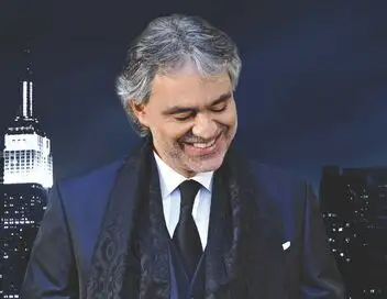 Andrea Bocelli en concert à Central Park – affiche