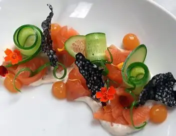Voyage en cuisine - Canada : la truite – affiche