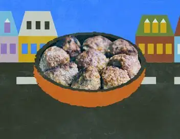 Voyage en cuisine - Danemark : les frikadeller – affiche