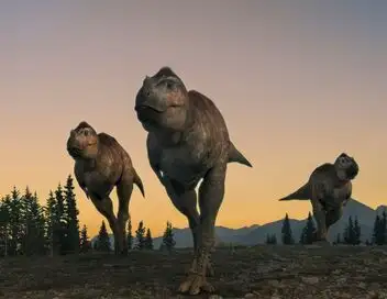 Sur la terre des dinosaures - Grandir à l'ombre des géants – affiche