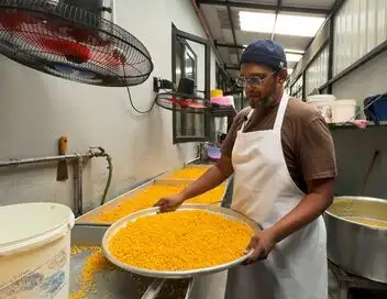 Voyage en cuisine - Ile Maurice : le dholl puri – affiche