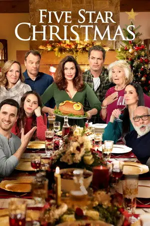 Une famille cinq étoiles pour Noël – affiche