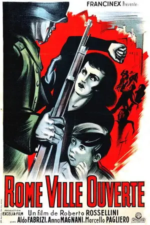 Rome, ville ouverte – affiche