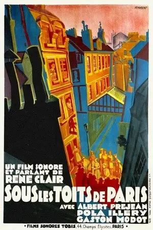 Sous les toits de Paris – affiche