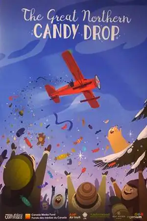 Tempête de bonbons dans le Grand Nord – affiche