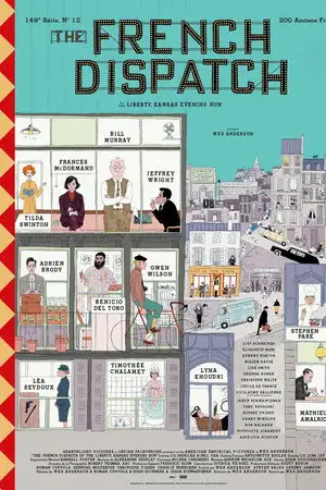The French Dispatch - Le dernier article qui vous fascinera est maintenant révélé ! – affiche