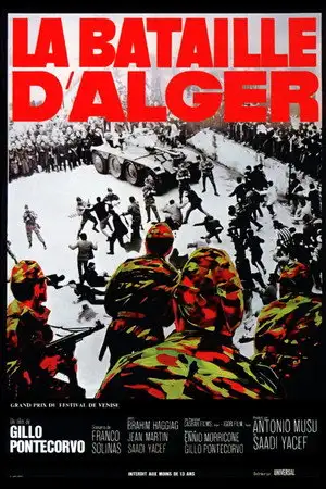 La Bataille d'Alger - Un seul héros, le peuple. – affiche