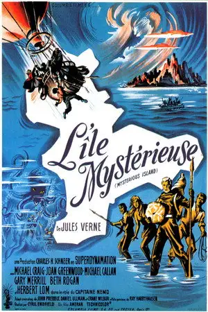 L'île mystérieuse - Saison 1 - Le drapeau noir – affiche