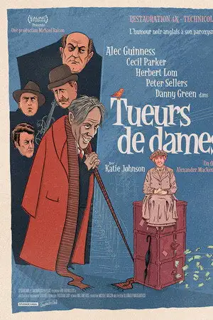 Tueurs de dames - Qui était cette dame que je t'ai vue duper hier soir ? Ce n'était pas une dame… C'était « Maman » Wilberforce… – affiche