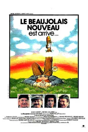 Le beaujolais nouveau est arrivé... – affiche