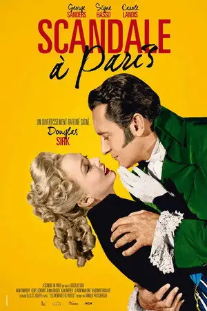 Scandale à Paris – affiche