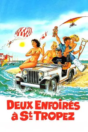 Deux Enfoirés à Saint-Tropez – affiche